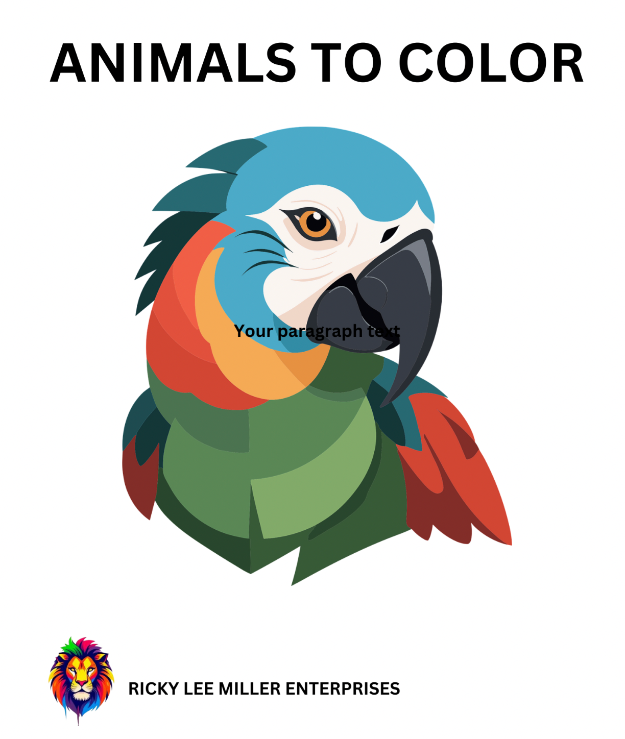 Animals to Color - Downloadable Coloring Book